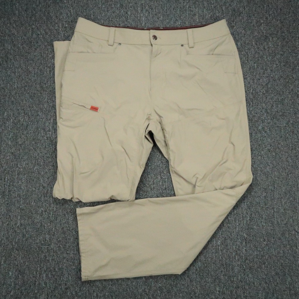 Brunt Pants Mens 38x34 Khaki Tan Costello Ripstop Straight Trouser Work *